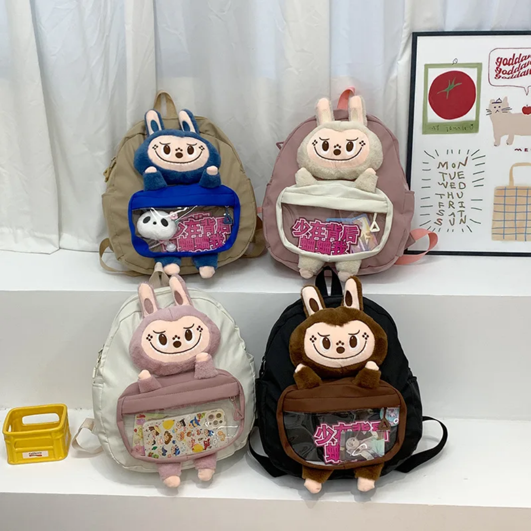 Mochilas Labubu & Capibara + Llavero GRATIS