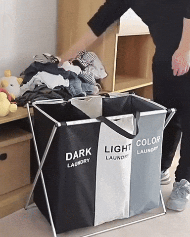 Cesto De Ropa 3 Compartimientos