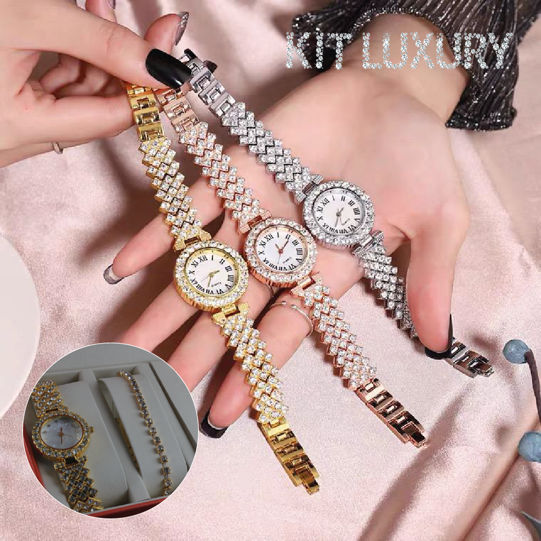 Kit Luxury Dama Reloj